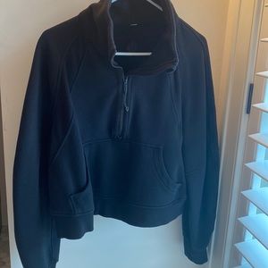 Like new! Black Lululemon scuba sweatshirt!